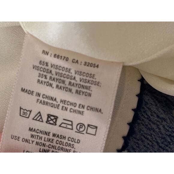 Anthropologie Maeve Dress M Blue Pink Floral Boho Flare Midi High Low Swing - Picture 8 of 8